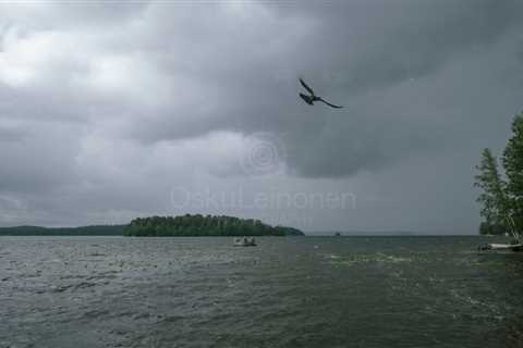 Lake Pyhä At Rain V