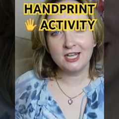 Handprint ICEBREAKER Activity for Groups #teacher #childrensministry #icebreaker