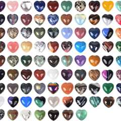 Assorted Gemstone Mini Puffy Heart Review