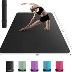 HAPBEAR Yoga Mat Review: Extra-Large Comfort