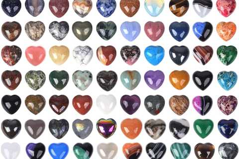 Assorted Gemstone Mini Puffy Heart Review