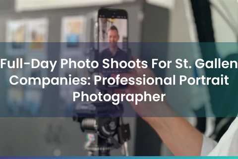 FullDay Photo Shoots For St Gallen Companies Professional Portrait Photographer https www.fokusclip...