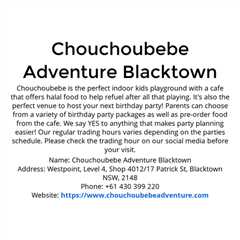 Presentations by Chouchoubebe Adventure Blacktown