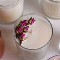 Abaodam Unscented Rose Votive Candles | Romantic Soy Tealights | Beeswax Floating Decor