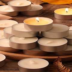 DEVI 6H Soy Wax Tea Lights - 100 Pack Long-Lasting Paraffin-Free Candles