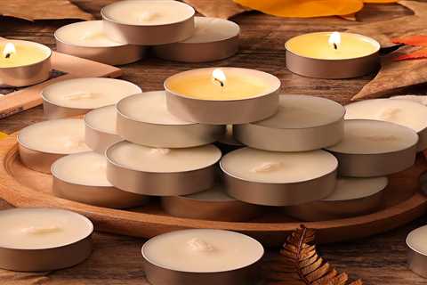 DEVI 6H Soy Wax Tea Lights - 100 Pack Long-Lasting Paraffin-Free Candles